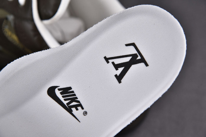 nike low air force 1 x grey green