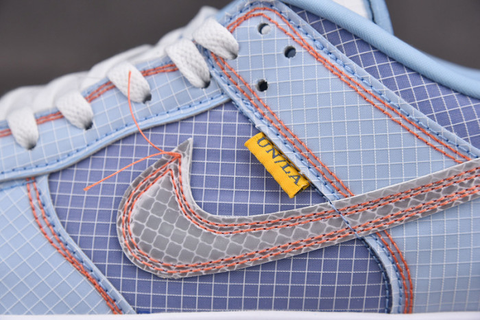 union x nike dunk low blue dj9649-400