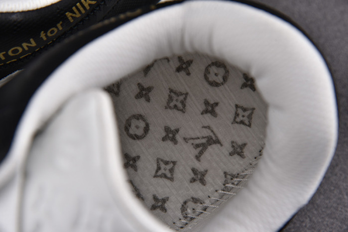 nike low air force 1 x black white