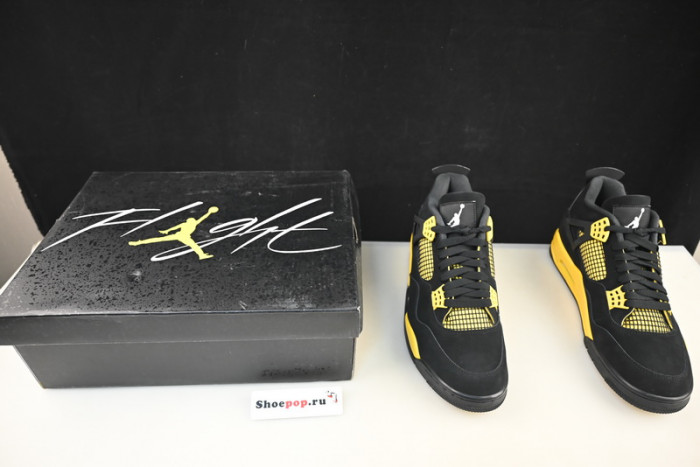 air jordan 4 retro thunder (2023) dh6927-017