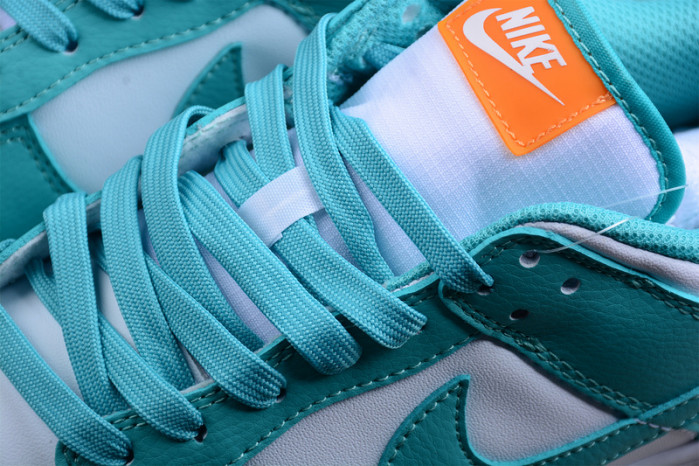 nike dunk low white turquoise dv2190-100
