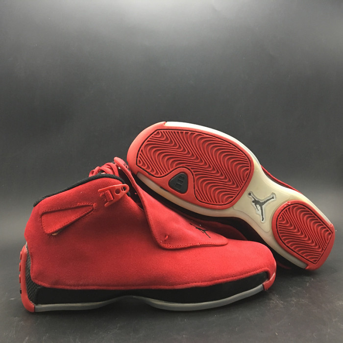 air jordan 18 red suede aa2494-106