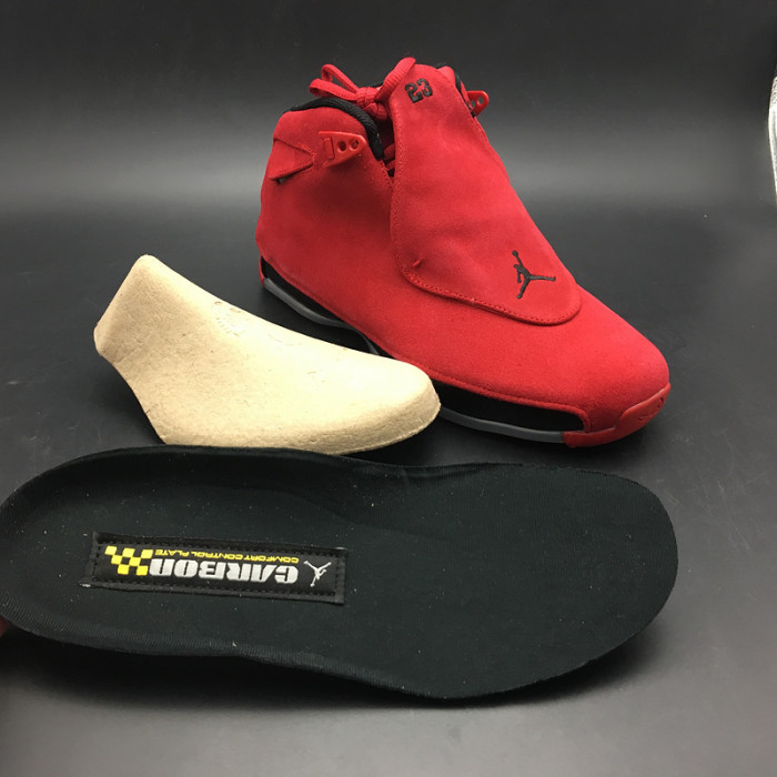 air jordan 18 red suede aa2494-106