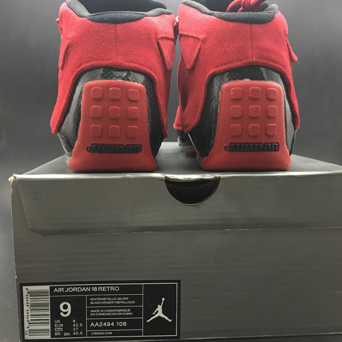 air jordan 18 red suede aa2494-106