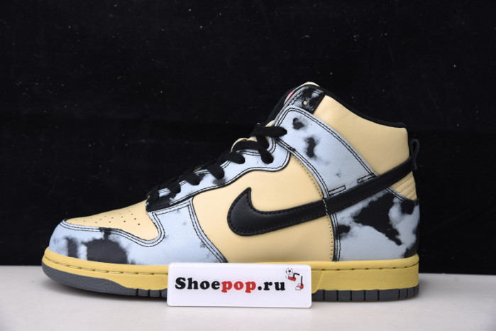 nike dunk high 1985 black acid wash dd9404-700