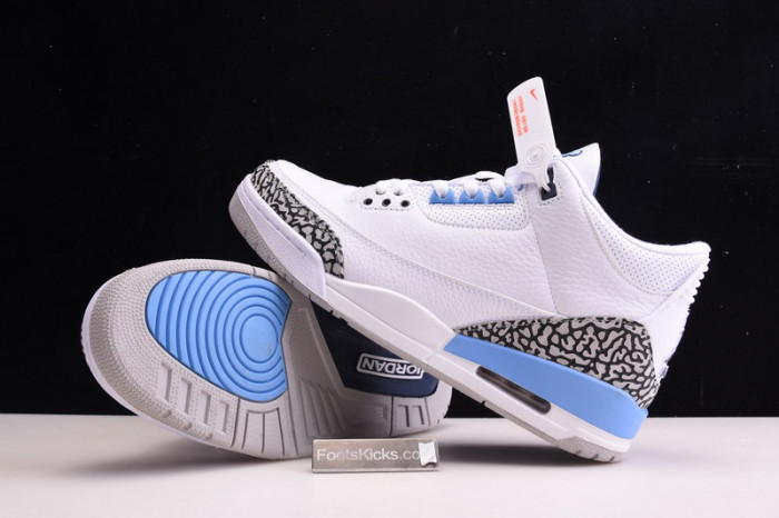 air jordan3 unc ct8532-104