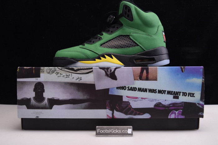 air jordan 5 “oregon ducks” ck6631-307