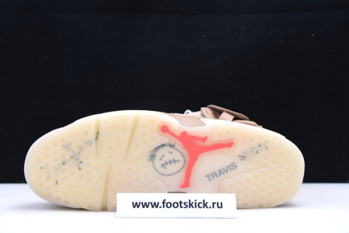 travis scott x air jordan 6 “british khaki ” dh0690-200