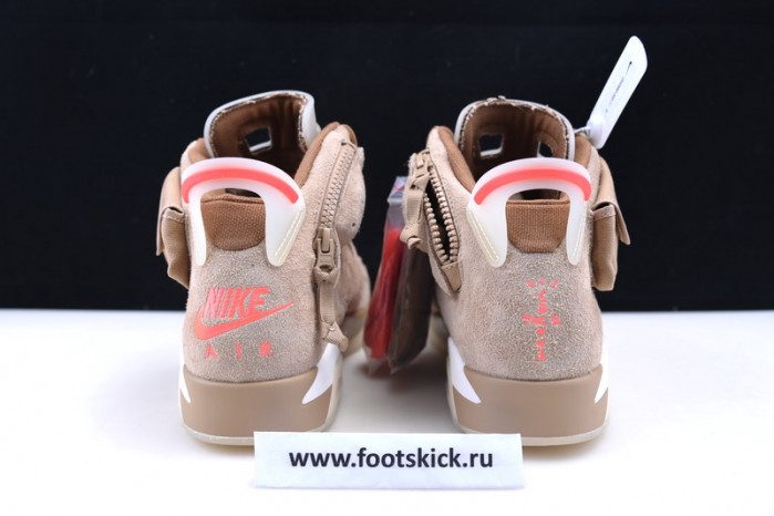 travis scott x air jordan 6 “british khaki ” dh0690-200
