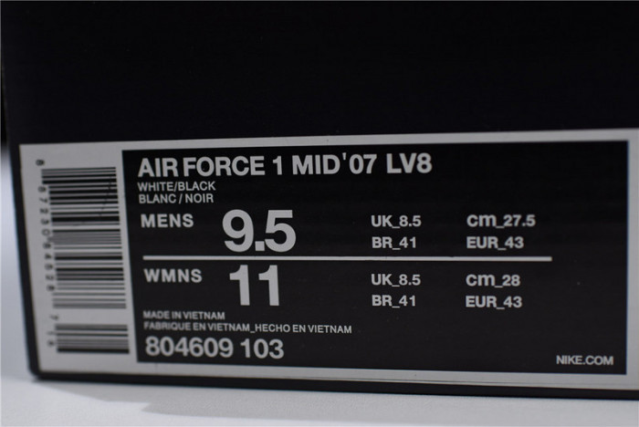 nike air force 1 mid `07 lv8 804609-103