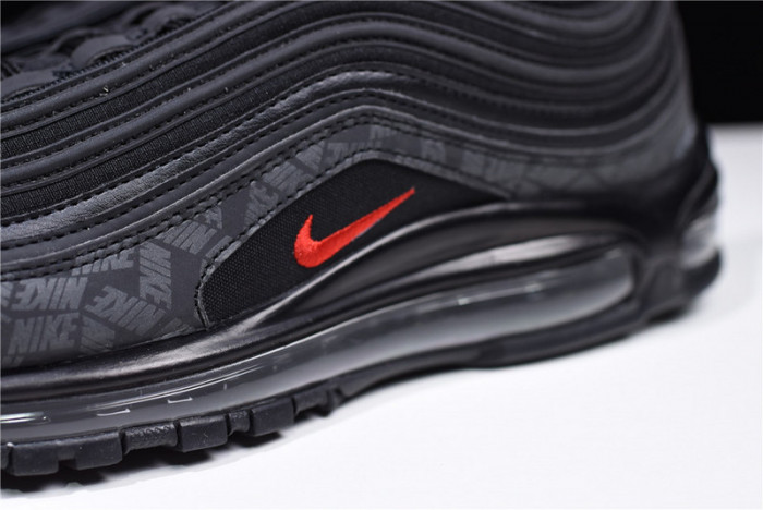 nike air max 97 reflective logos black ar4259-001
