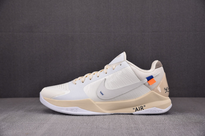 nike kobe 5 protro undefeated rice white db4796-101