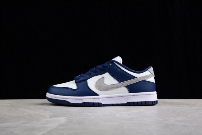 nike dunk low summit white midnight navy fd9749-400