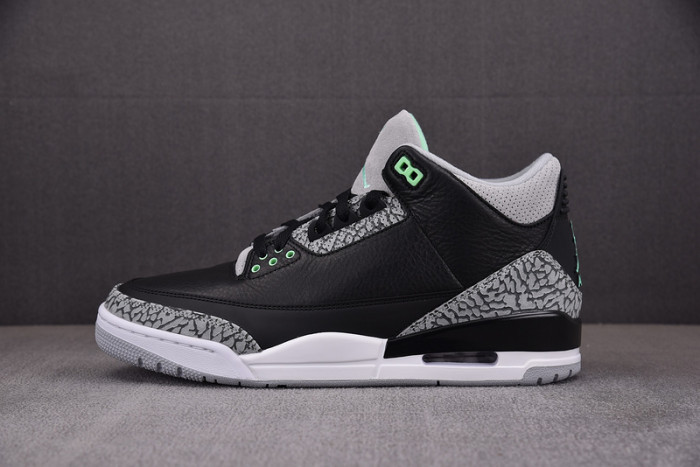 air jordan 3 "green glow" ct8532-031