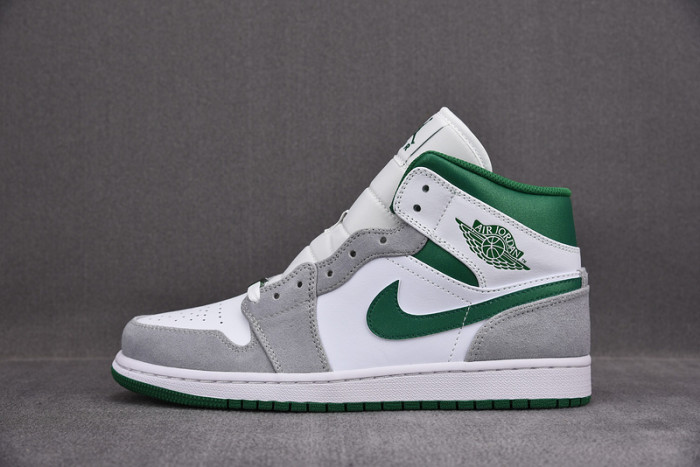 air jordan 1 mid grey green dc7294-103