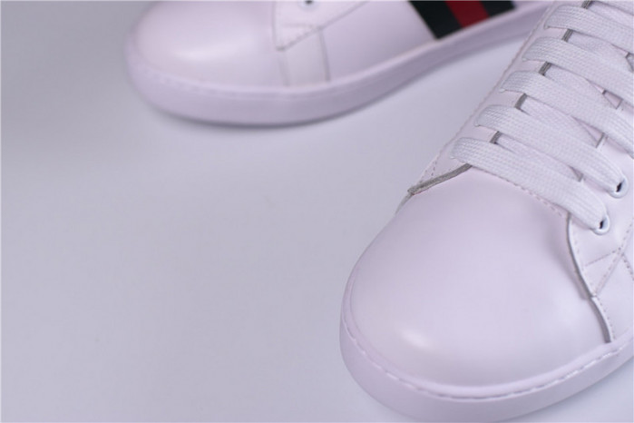 g*u*i ace embroidered low-top sneaker with gg logo