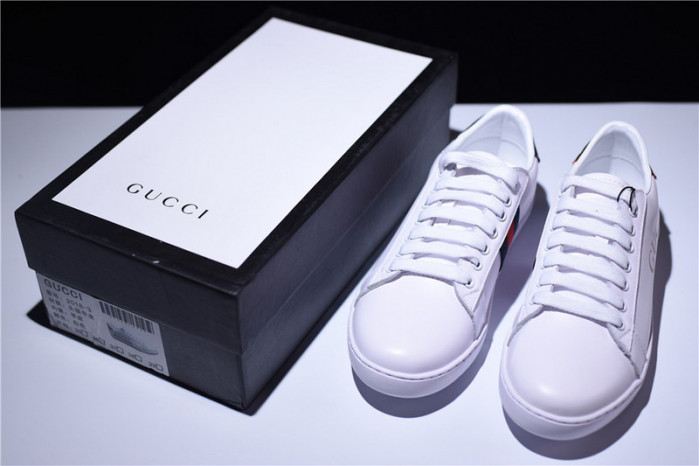 g*u*i ace embroidered low-top sneaker with logo