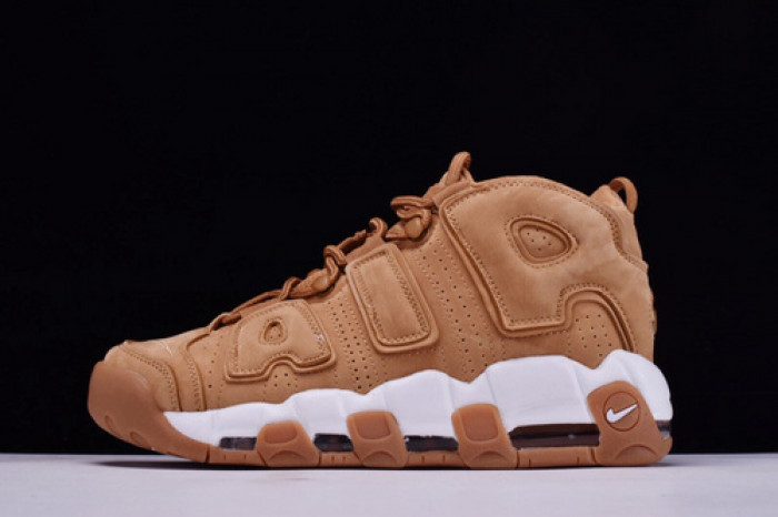 nike air more uptempo prm “wheat” brown aa4060-200