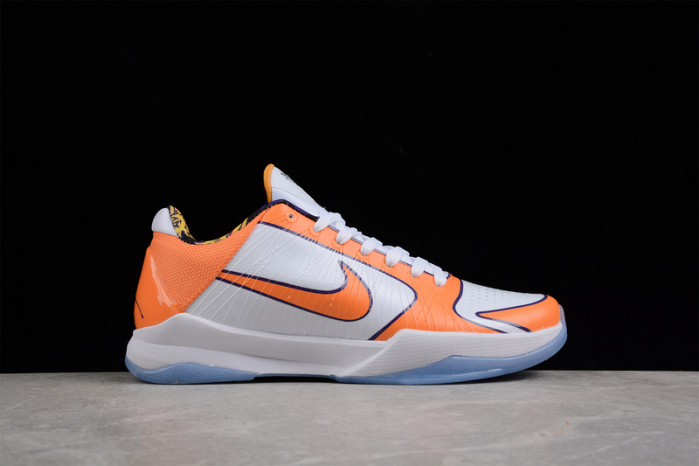 nike zoom kobe 5 orange white purple cd4991-106