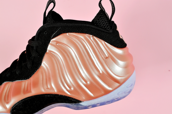 nike air foamposite one "rust pink" white/ black 314966-602