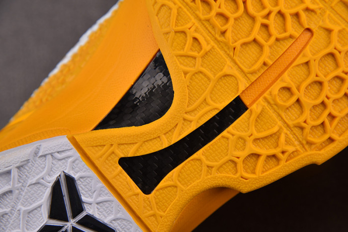 nike kobe 6 protro off white yellow cw2190-501