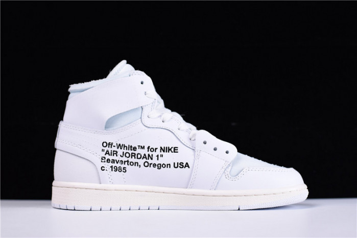 ofw air jordan 1 retro high white aq0818-100