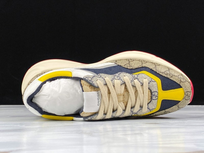 g*u*i rhyton vintage trainer sneaker 576965 drw00 9522