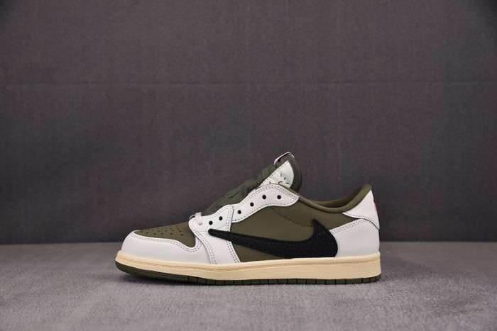 Kids Air Jordan 1 Retro Low OG SP Travis Scott Medium Olive DO5442-200