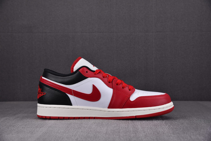 air jordan 1 low reverse black toe dc0774-160