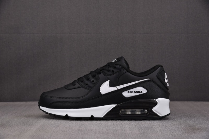 Nike Air Max 90 Leather GS ''Black White'' CD6864-029
