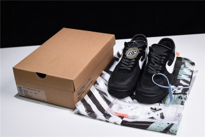 ofw nike air force 1 low black ao4606-001