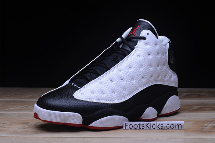 air jordan 13 retro "he got game" white/ black-true red 309259-104